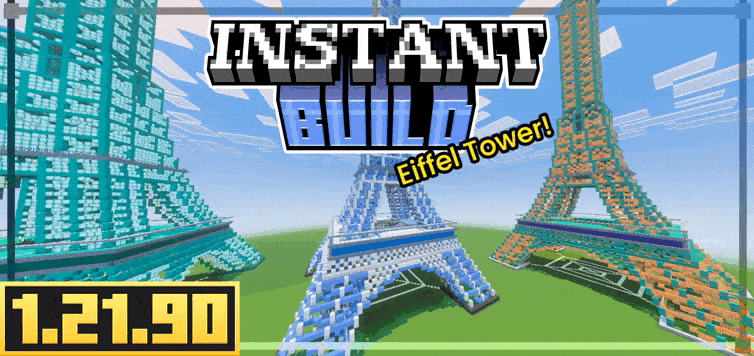 Instant Build: Eiffel Tower Set Mod / Addon