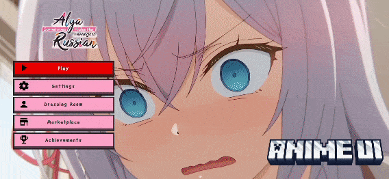 Alya Ui (Anime Girl Animated UI) Addon / Texture Pack